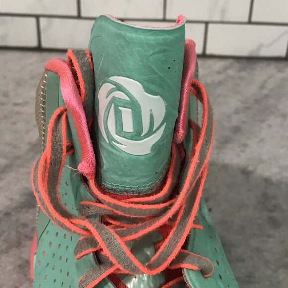 Adidas D Rose 4 Sneakers Mens 13 Green Derrick Rose SprintWeb Adiprene Geofit - Picture 9 of 12